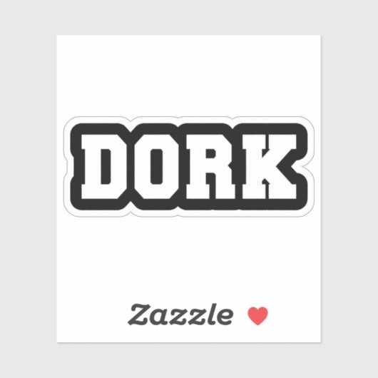 STICKER DORK (Feuille)