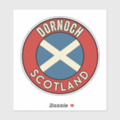 Sticker Dornoch, Écosse (Feuille)