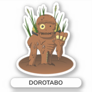 Sticker Dorotabo, homme de la boue japonaise