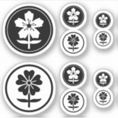 Sticker dos flores (Devant)