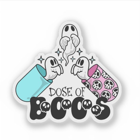 Sticker Dose de Boos Halloween Médicale (Devant)