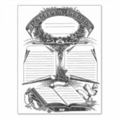 Sticker Dossier familial Certificat de mariage de décès ar (Devant)