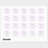 Sticker double coeur (Feuille)