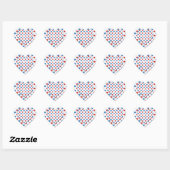 Sticker double coeur (Feuille)
