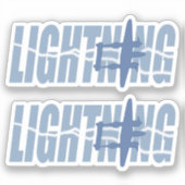 Sticker Double éclair (Recto)