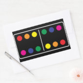 Sticker Double Rainbow Domino (Enveloppe)