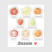 Sticker Douces Petites Envies de Fruits mignons Fruit (Feuille)