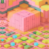 Sticker Douceur aux couleurs vives (Recto)