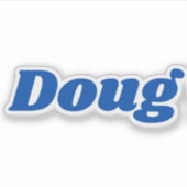 Sticker Doug (Devant)