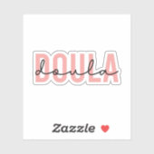Sticker Doula, Naissance Doula, Mineure-femme, Cadeaux Dou (Feuille)