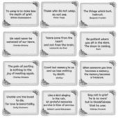 Sticker Douze devis de sinistre dans le dessin de cadre Ro (Devant)