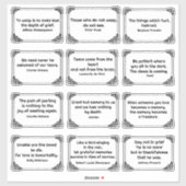 Sticker Douze devis de sinistre dans le dessin du cadre du (Feuille)