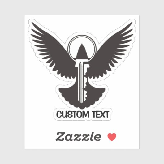 Sticker Dove avec clé (Feuille)