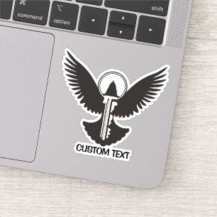 Sticker Dove avec clé