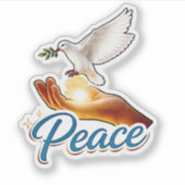 Sticker Dove of Peace (Devant)