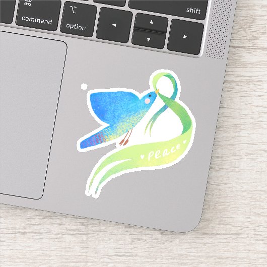 STICKER DOVE, SYMBOLE DE PAIX (Détail)