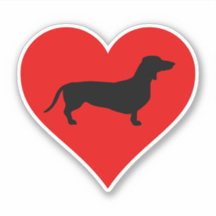 Sticker Doxie Love