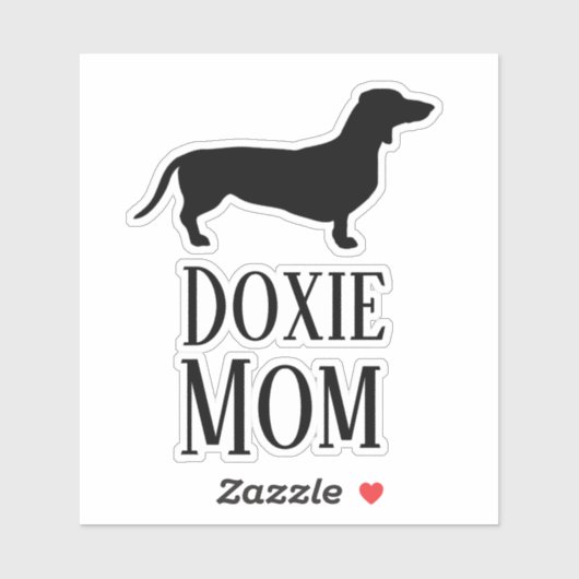 Sticker Doxie Maman (Feuille)