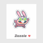 Sticker Dr Hare Poptropica 8 bits (Feuille)