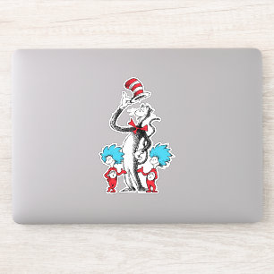 Sticker Dr Seuss Chat dans le Casquette, Chose un & Chos