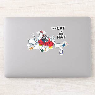 Sticker Dr Seuss   Chat dans le Casquette nettoie vers le 