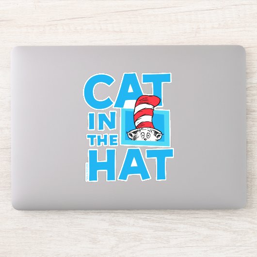 Sticker Dr Seuss | Chat dans le logo du Casquette (Ordinateur)