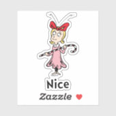 Sticker Dr Seuss | Cindy-Lou Qui est Nice (Feuille)