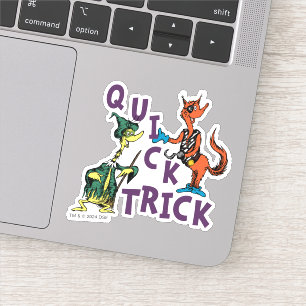 Sticker Dr Seuss   Graphique d'Halloween en raccourci