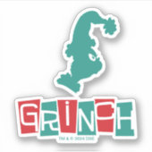 Sticker Dr Seuss | Grinch - Rouge et Vert (Devant)