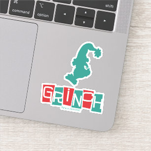 Sticker Dr. Seuss Grinch - Rouge & Vert