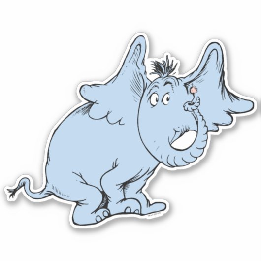 Sticker Dr Seuss | Horton côté (Devant)