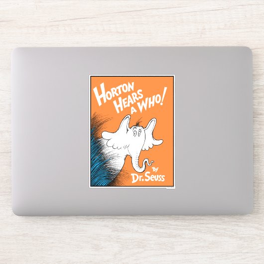 Sticker Dr Seuss | Horton Entend un qui livre (Ordinateur)