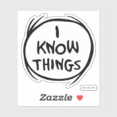 Sticker Dr Seuss | La Chose Deux - Je Connais Les Choses (Feuille)