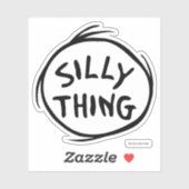Sticker Dr Seuss | La Chose Une Deux - La Chose Silly (Feuille)