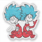 Sticker Dr Seuss| Le Chat dans le Casquette - Chose 1, Cho (Devant)