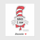Sticker Dr. Seuss | Le Chat dans le Chapeau - Frère (Feuille)