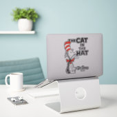 Sticker Dr Seuss| Le Chat dans le livre Casquette (Ordinateur portable sur le bureau)