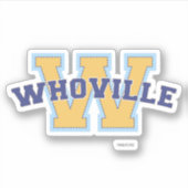 Sticker Dr. Seuss | Logo Athlétique de Who-ville (Devant)