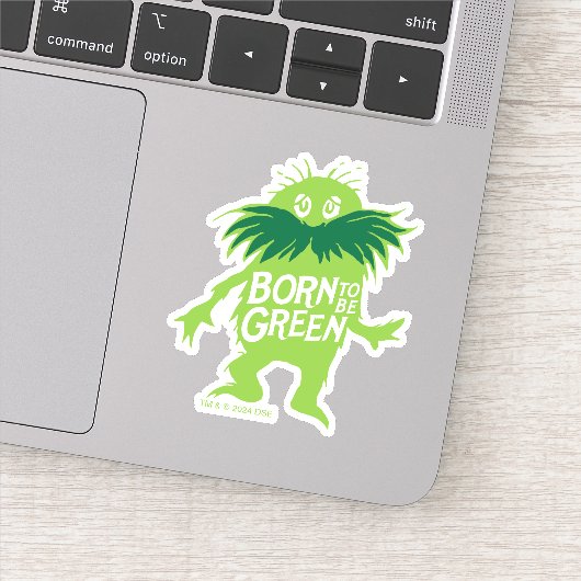 Sticker Dr Seuss | Lorax - Né Pour Être Vert (Détail)