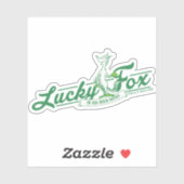 Sticker Dr Seuss | Lucky Fox Dans Ses Chaussettes Irlandai (Feuille)