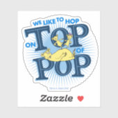 Sticker Dr Seuss | Nous Aimons Passer Au-Dessus De La Pop (Feuille)