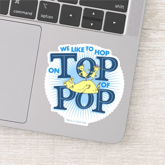 Sticker Dr. Seuss | Nous aimons sauter sur Pop (Détail)
