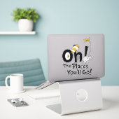 Sticker Dr Seuss | Oh, les endroits où vous irez ! Retro (Ordinateur portable sur le bureau)
