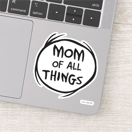 Sticker Dr. Seuss Thing One Thing Two - Maman of all Thing (Détail)