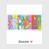 Sticker Dr Seuss | Tranche de caractères (Feuille)