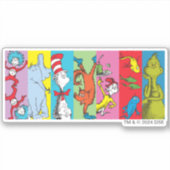 Sticker Dr. Seuss | Tranche de personnage (Devant)