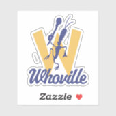 Sticker Dr Seuss | Who-ville W Logo (Feuille)