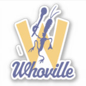 Sticker Dr Seuss | Who-ville W Logo (Devant)