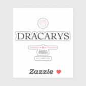 Sticker Dracarys (Feuille)