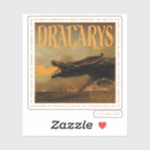 Sticker "Dracarys" Drogon Breathing Fire Graphic (Feuille)